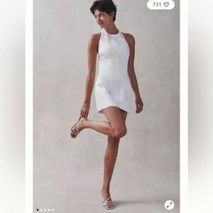 Reformation Anakin White Bridal Mini Dress Size 8